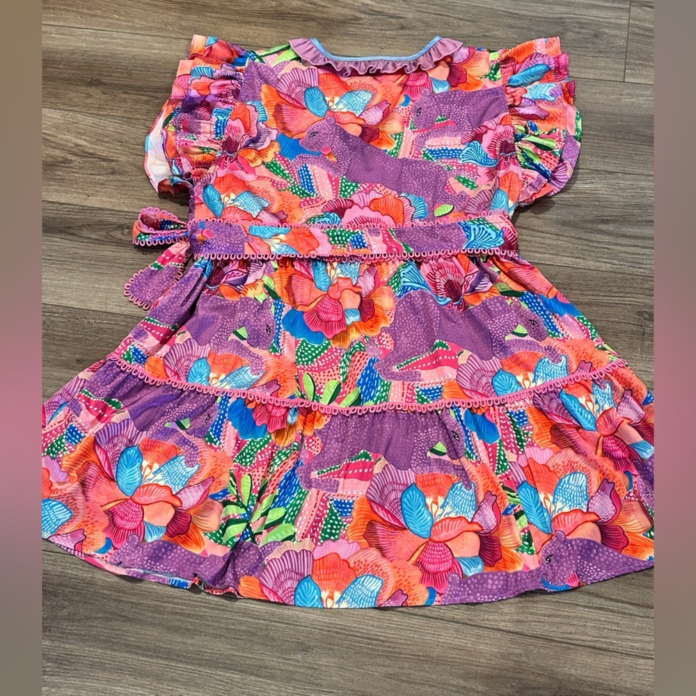NWOT Marie by Victoria Dunn Multicolored Floral Soleil Allura Dress Size 3XL - Picture 7 of 14